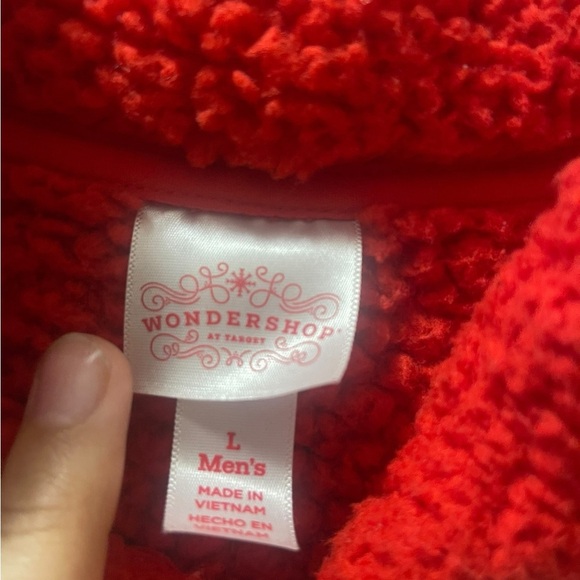 Wondershop Vibrant Red Men's Sherpa - Picture 3 of 3